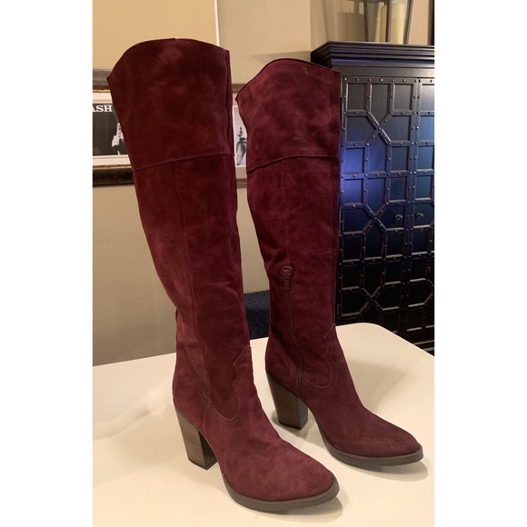steve madden burgundy boots